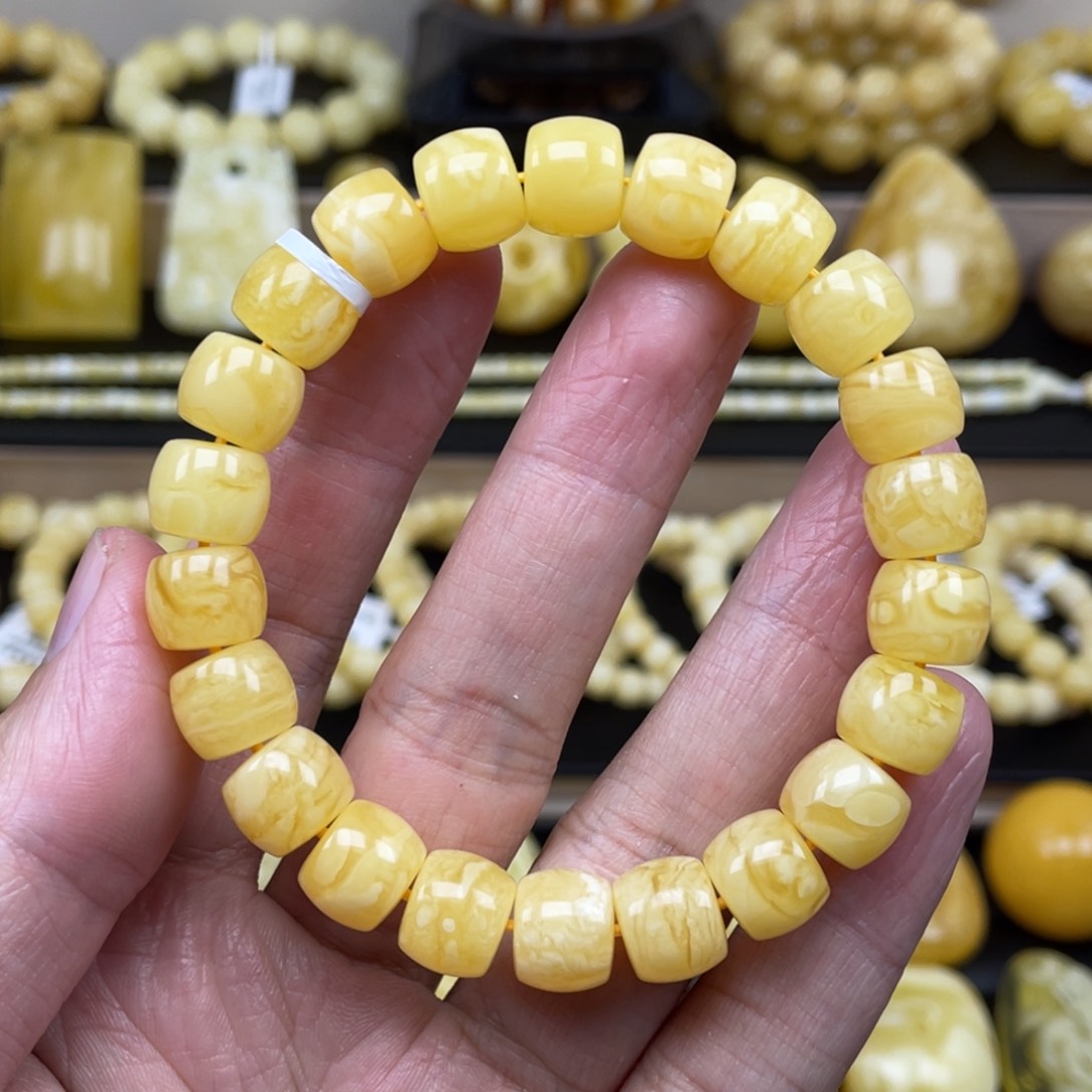 琥珀裸石未镶嵌琥珀蜜蜡