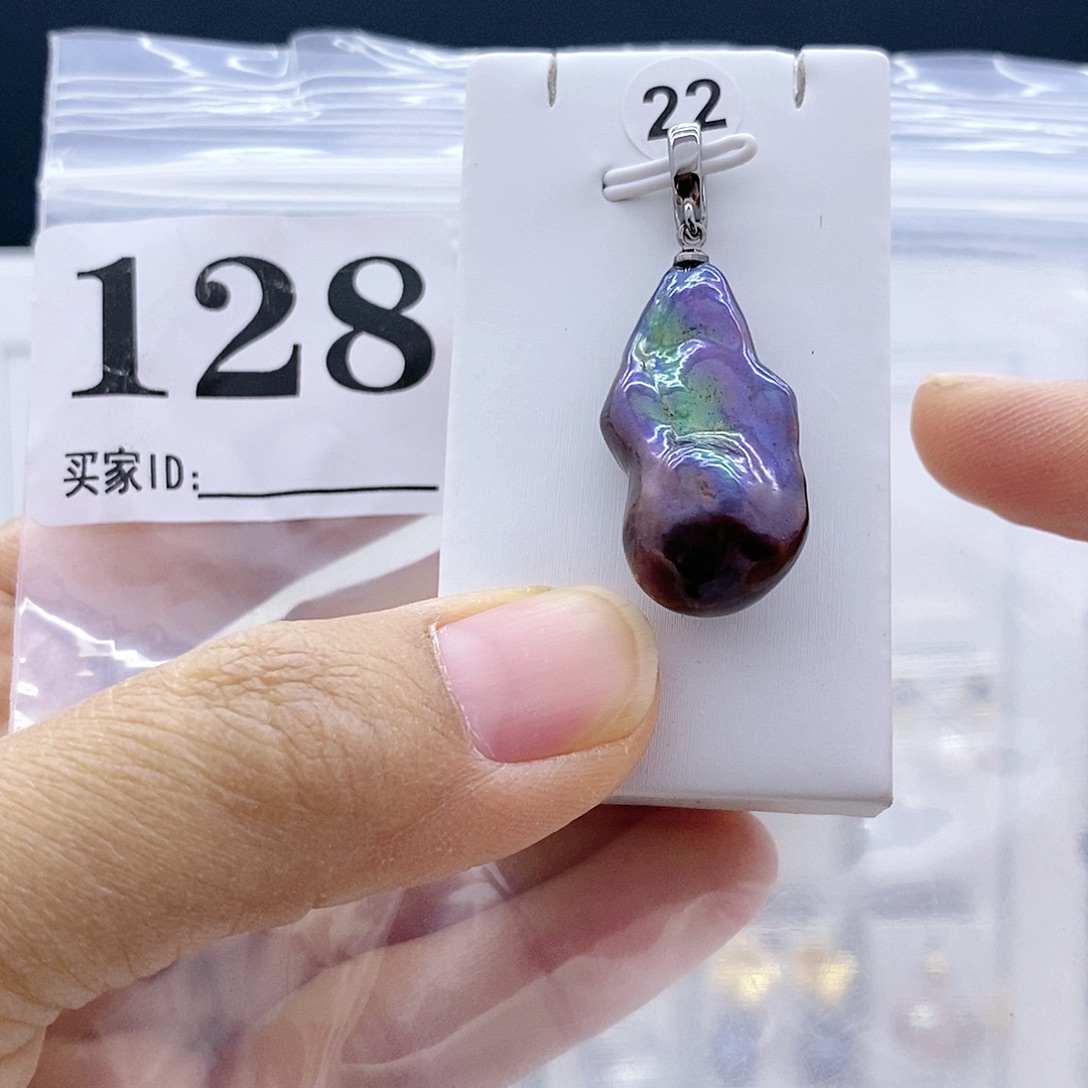 颈饰钛钢淡水珍珠