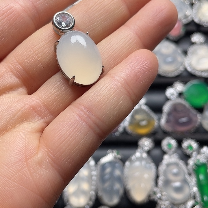 玛瑙/玉髓合金挂件