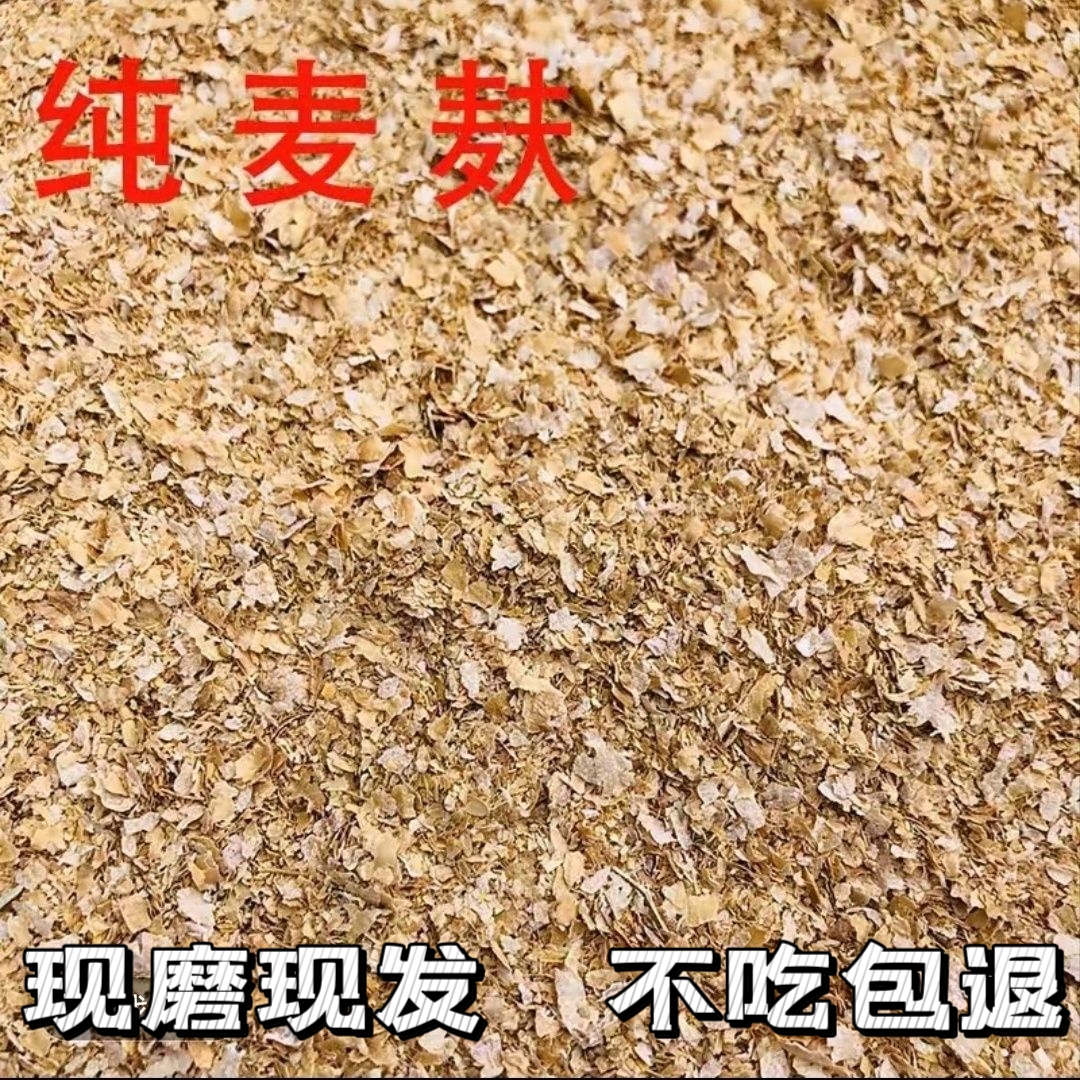 新鲜小麦麸皮鸡鸭鹅优质饲料面包虫用料狗狗宠物粮用料纯正麦麸皮