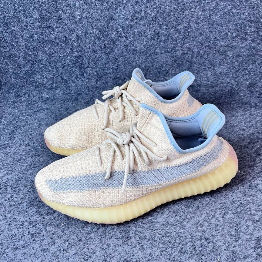 95新 Alexander McQueen/亚历山大·麦昆 350奶油 44.5码 C1738鞋