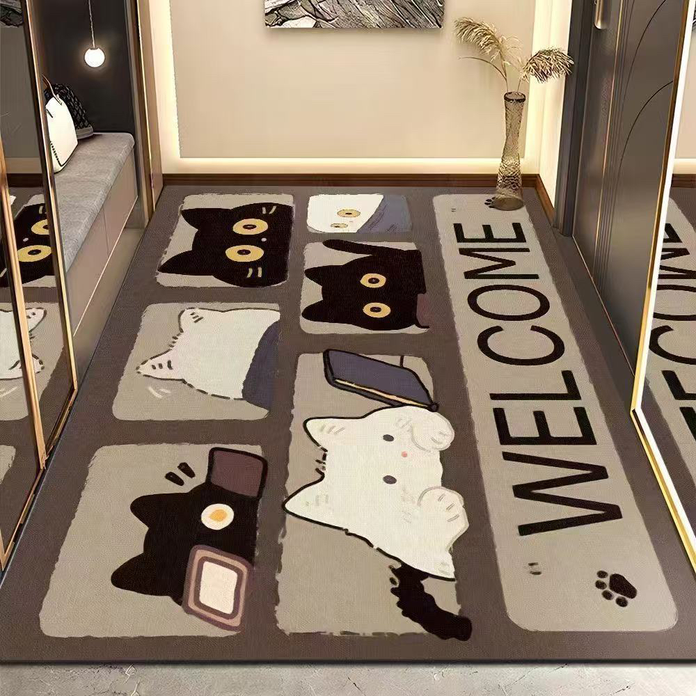 Q70-80*120玄关入户吸水防滑地毯地垫毯地垫卫生间耐脏易打理