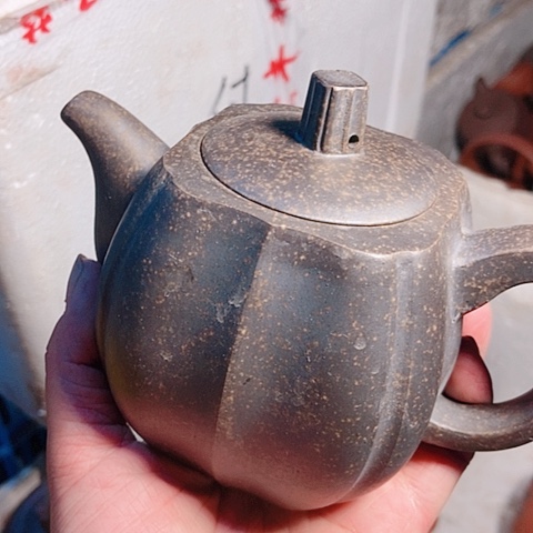 茶杯绿泥宜兴紫砂全手工制作清货