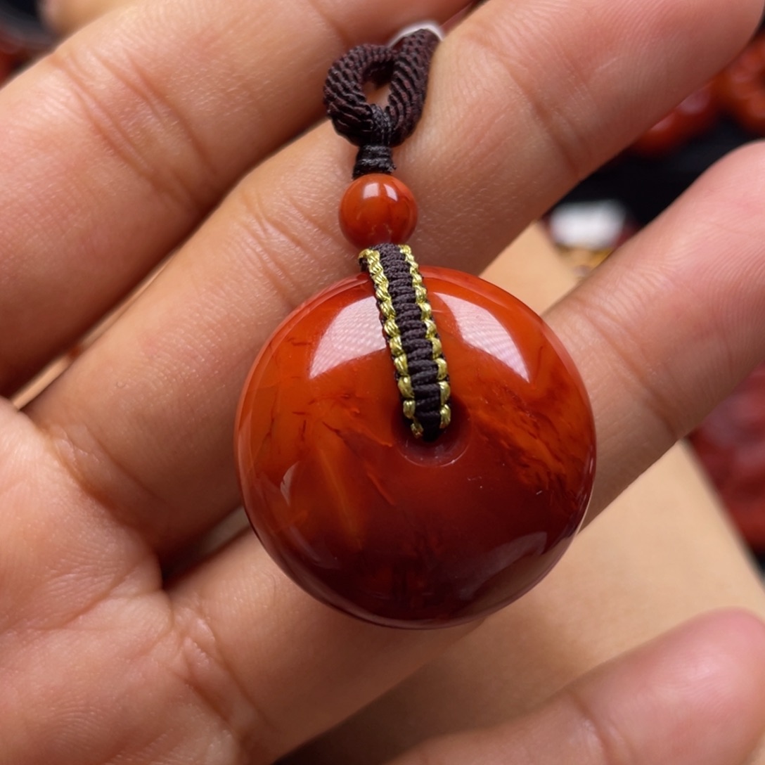 南红玛瑙珠宝奇石未镶嵌吊坠