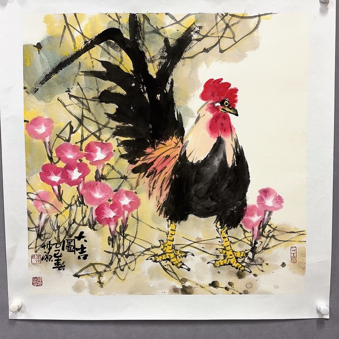 国画国画纯手绘作品请放心去藏