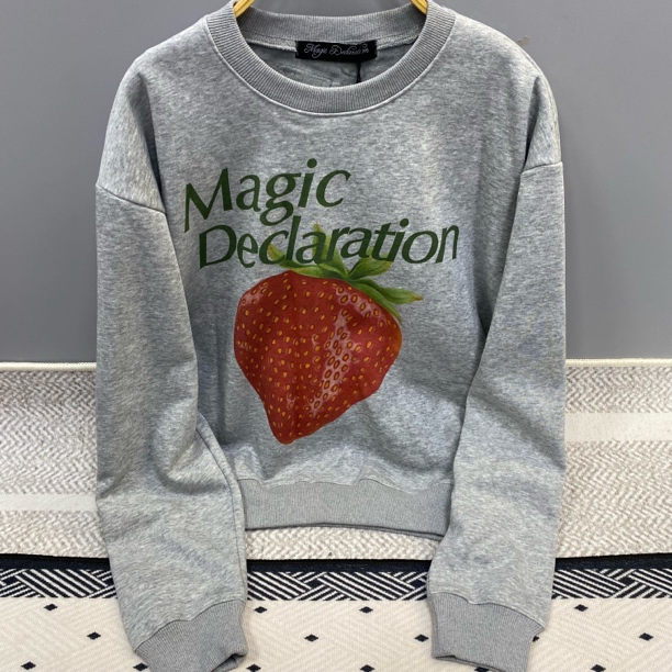 105#新款女装加绒卫衣