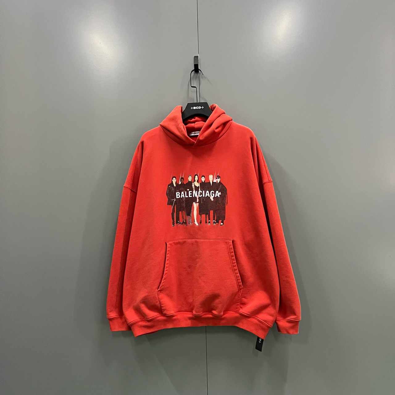 95新 Balenciaga/巴黎世家 c69 乐队帽衫 XL码 011697
