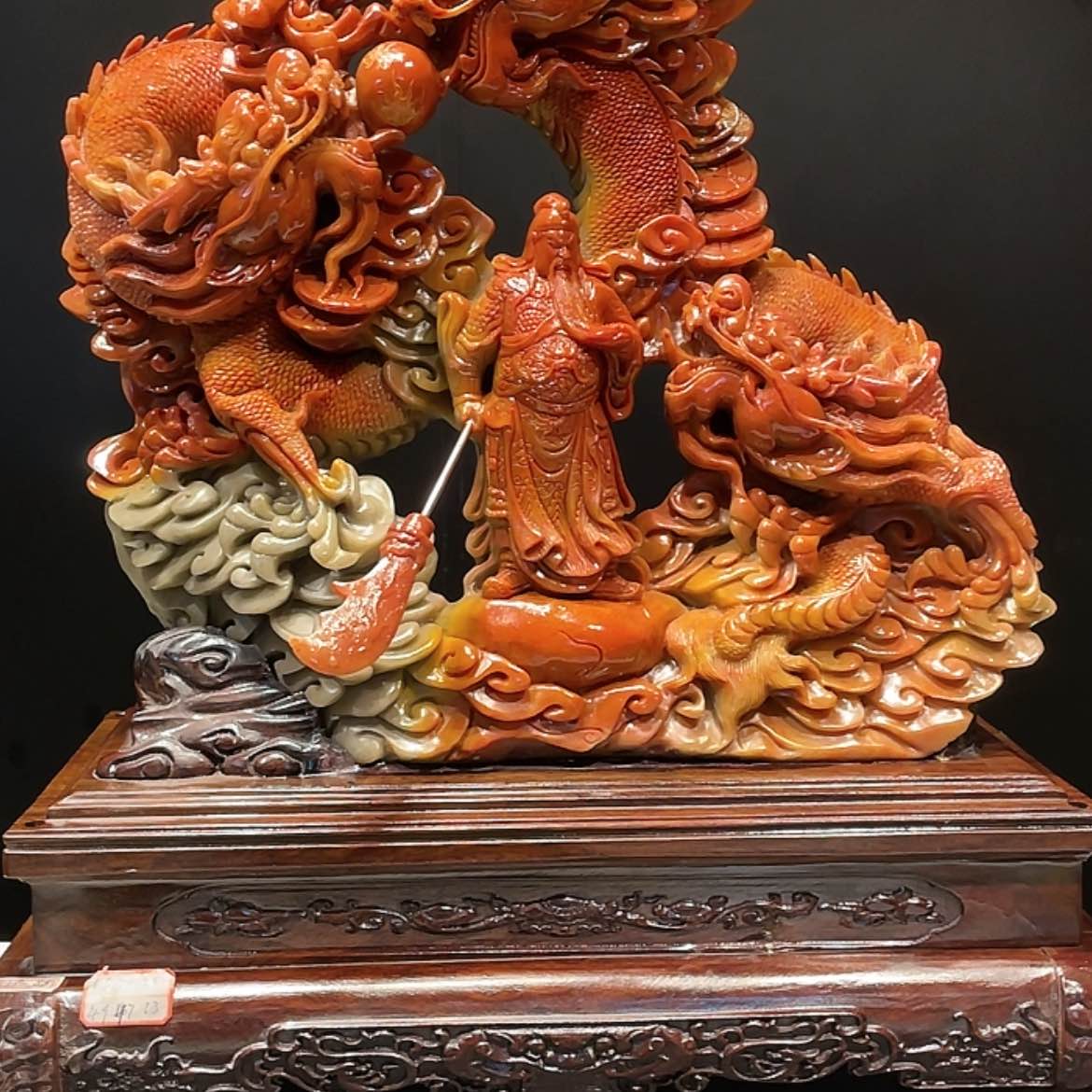 【闪购商品】寿山石快****店关公寿山石雕刻