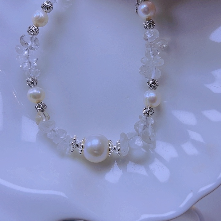 淡水珍珠手绳合金