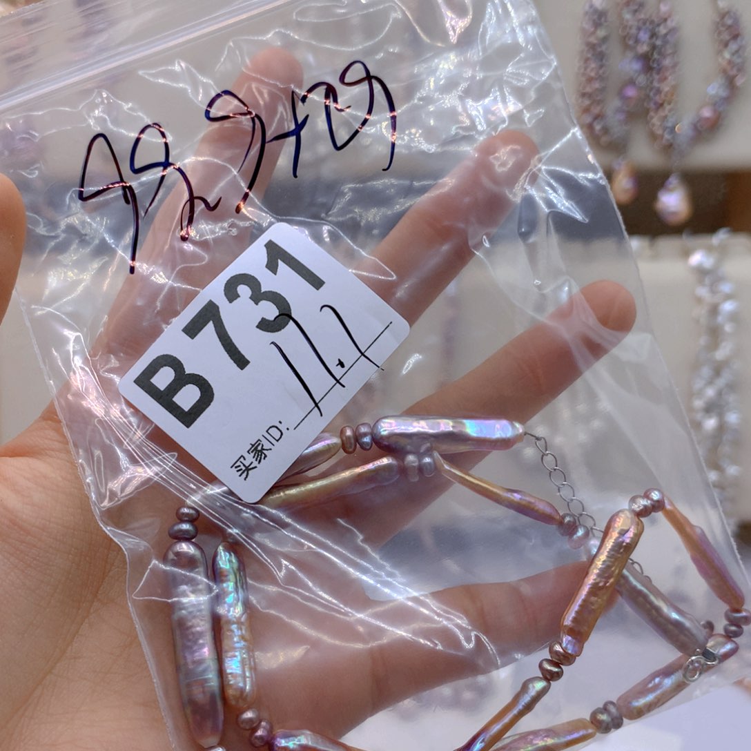 淡水珍珠耳饰银S925镶嵌1**1