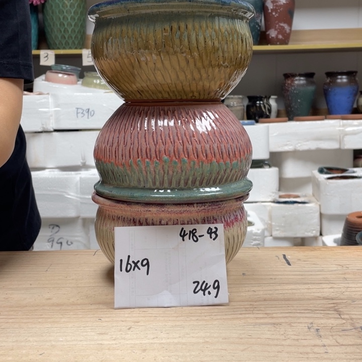 紫砂花盆多肉陶土花盆微瑕43