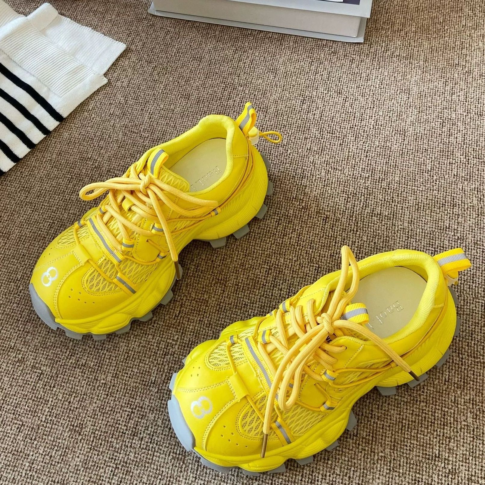 H000--49时尚女鞋】直播间厚底百搭休闲鞋