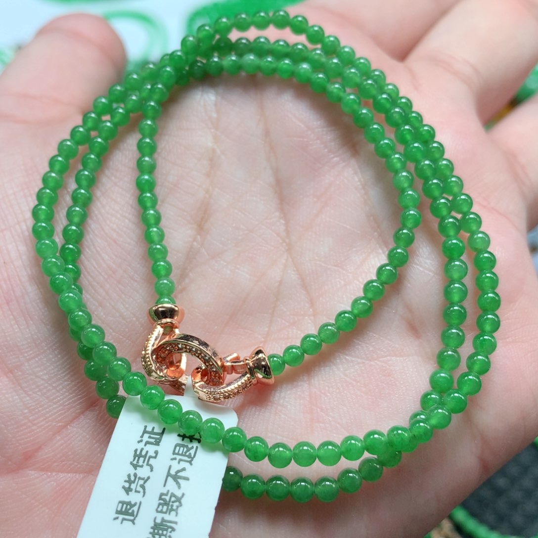 未镶嵌手链翡翠翡翠