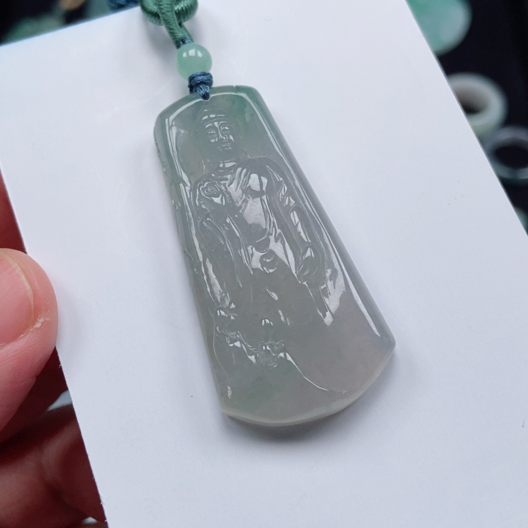 翡翠颈饰未镶嵌e*m阿弥陀佛