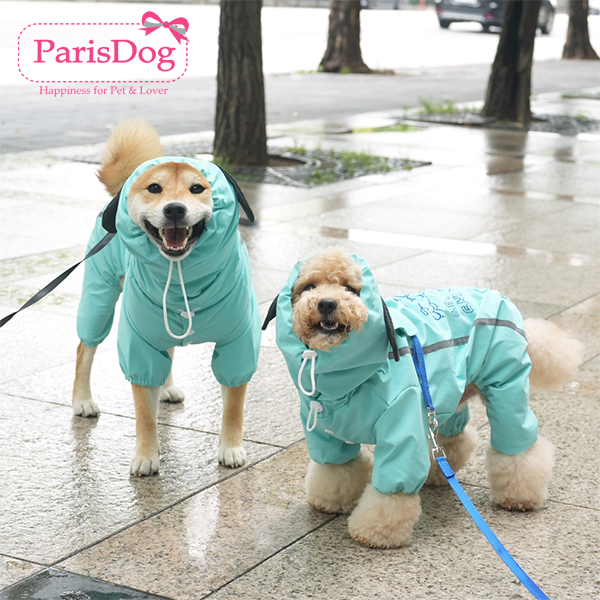 韩国【parisdog】史努比宠物雨衣狗狗雨衣宠物防水雨衣