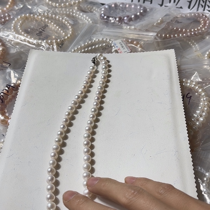 未镶嵌颈饰淡水珍珠00752