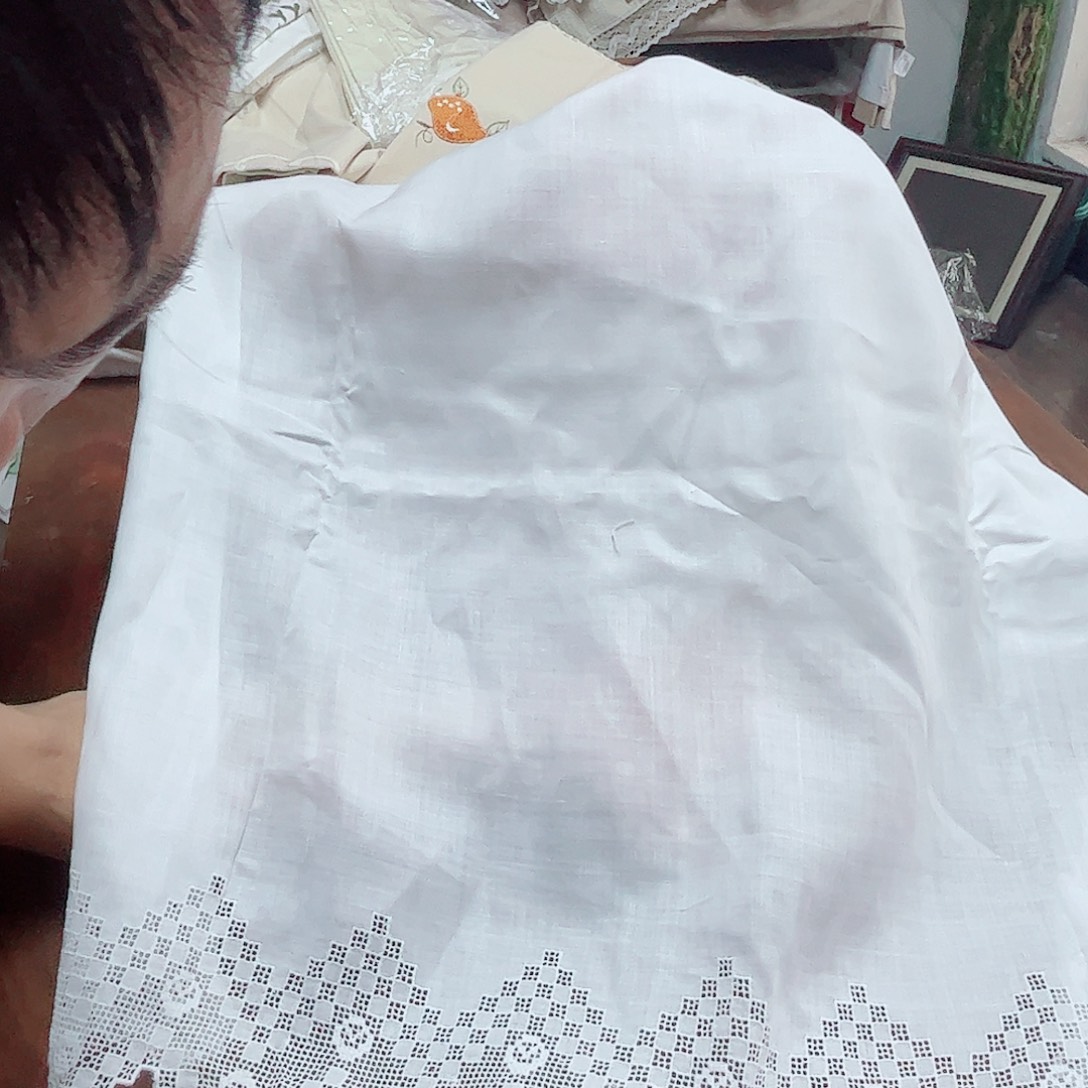 毛绒亚麻棉132-70/130厘米