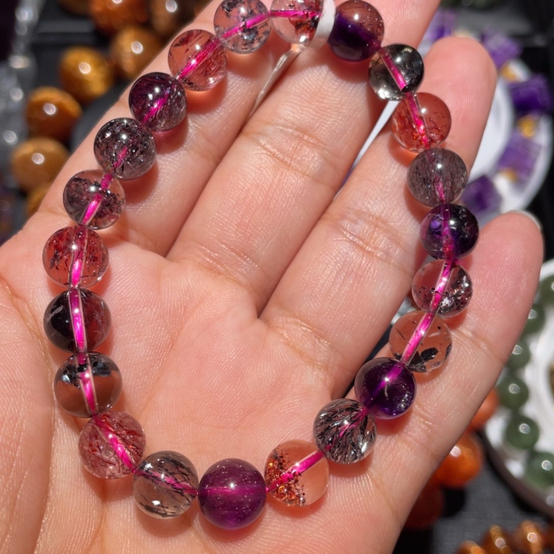 水晶手链未镶嵌用****1超七8mm左右