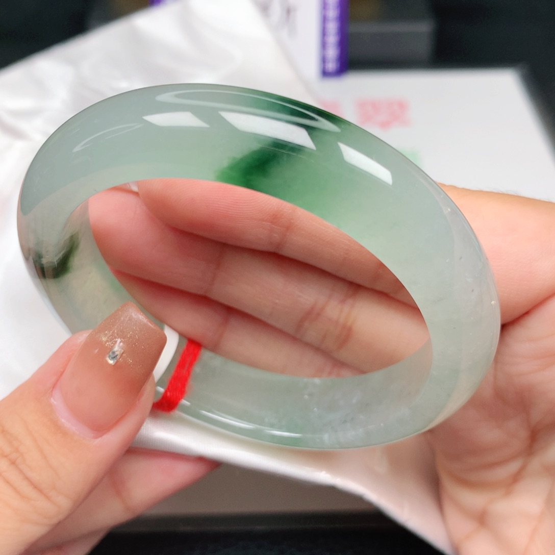 未镶嵌手镯翡翠56正圈