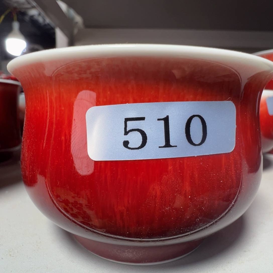 陶景德镇陶瓷郎红微瑕