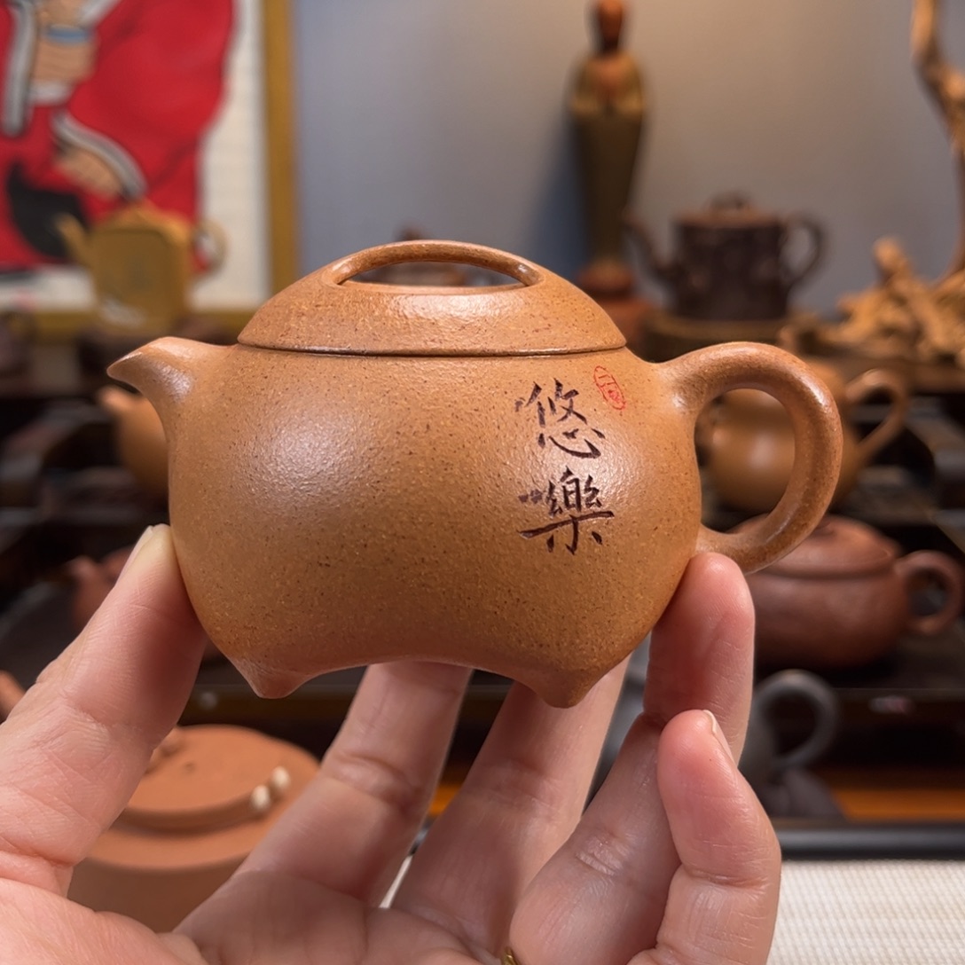 紫砂茶具半手工制作