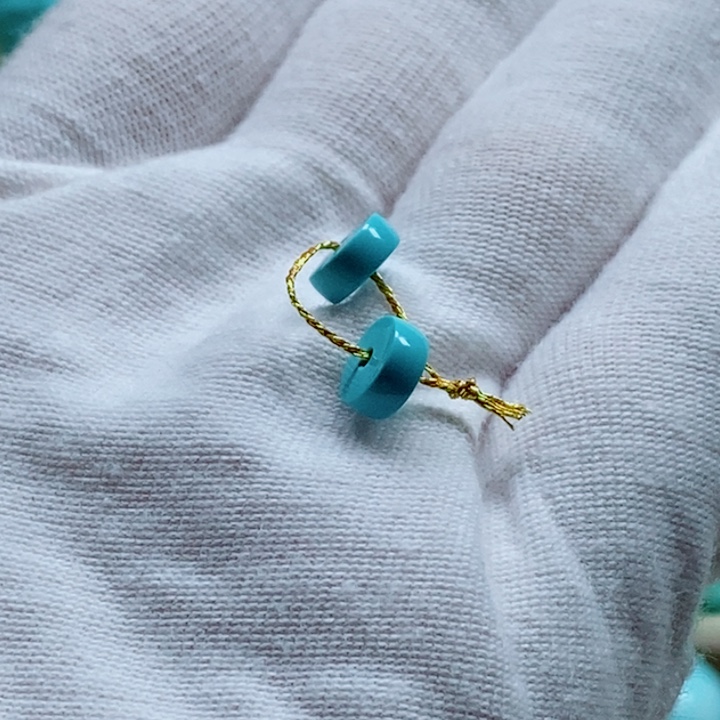 未镶嵌绿松石珠宝奇石钱*