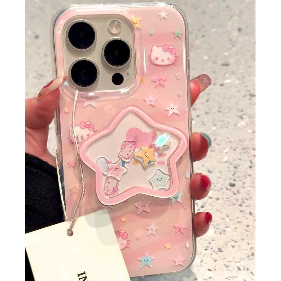 彩星凯蒂适用苹果iphone小米15/14/13pro防摔vivo华为oppo手机壳