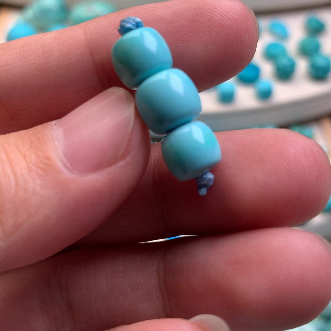 绿松石珠宝半成品未镶嵌