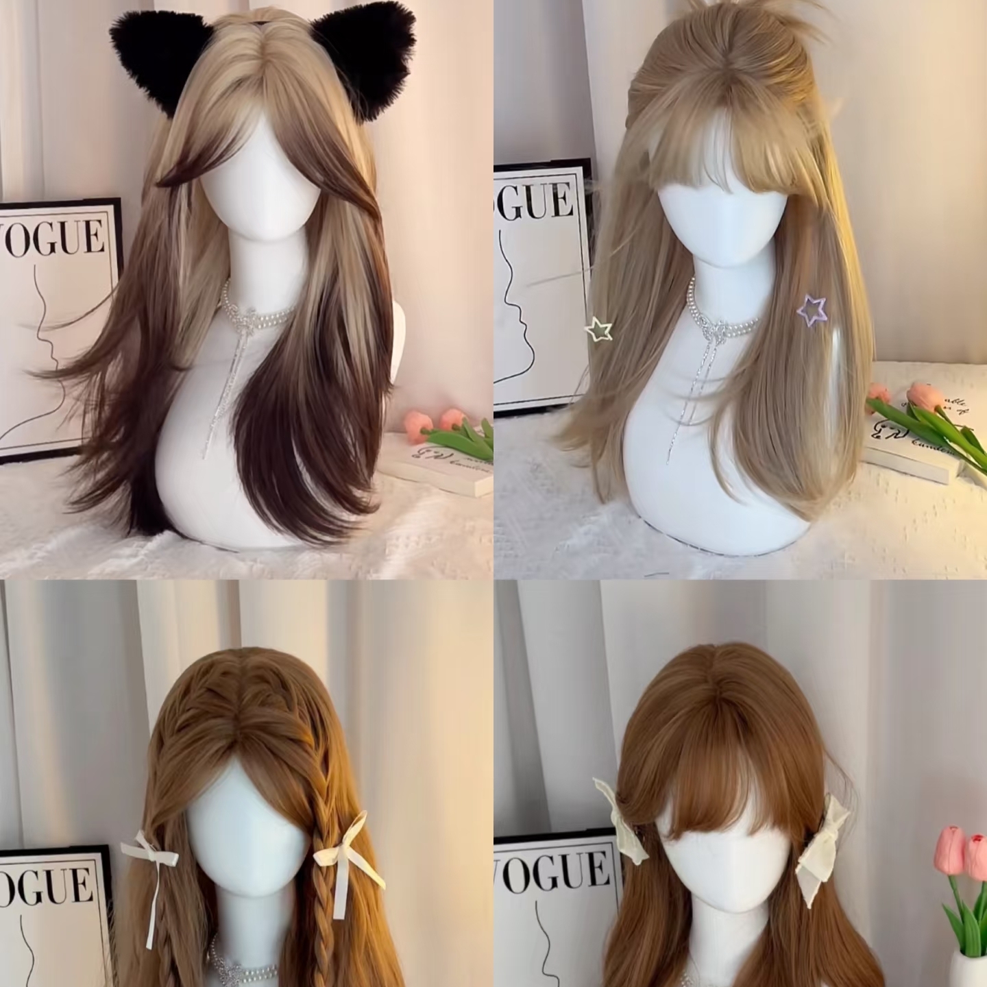 美姬假发孤品[按照编号下单]