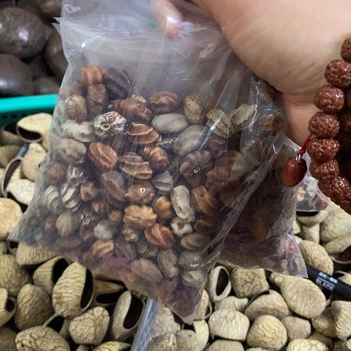 腼***蓝吊坠千眼菩提龙脊