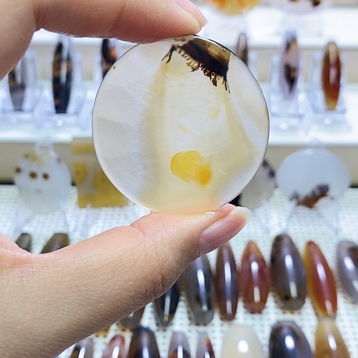 玛瑙/玉髓吊坠(不含链)未镶嵌