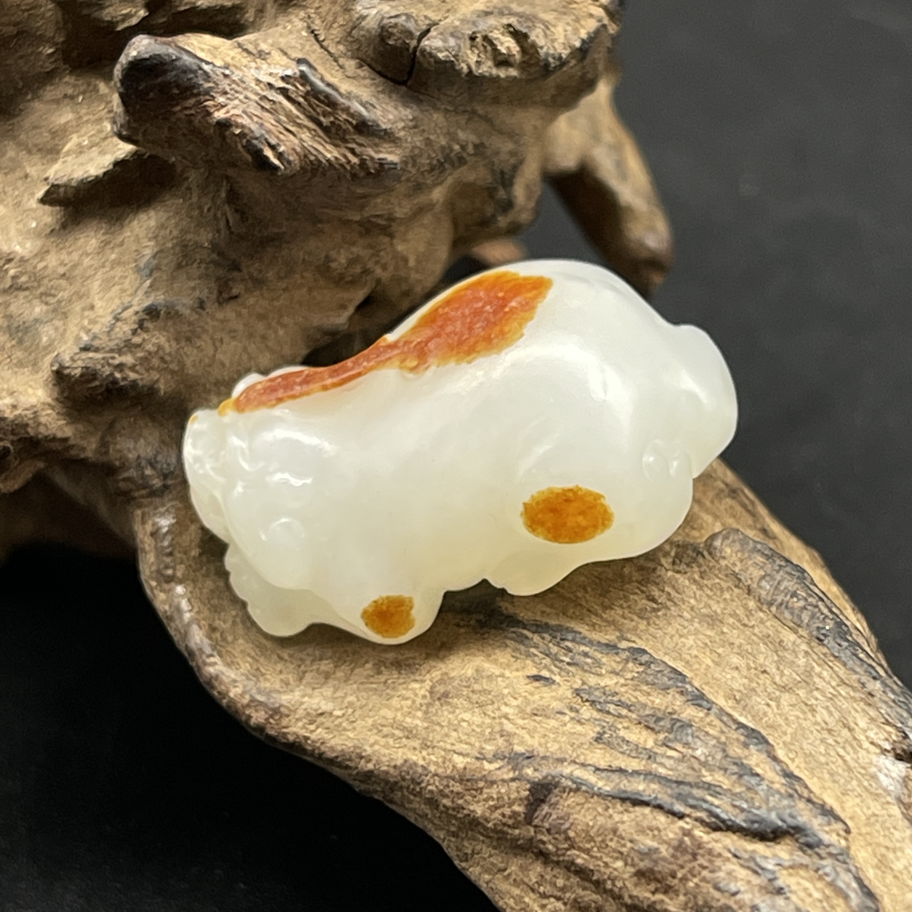 《清代》和田玉貔貅  山东文物商店泰运 ZZXCDH587027