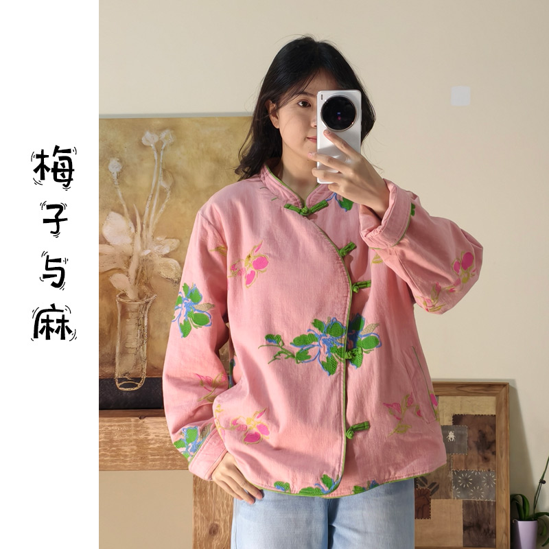 【莉莉推荐】设计款秋冬文艺外套棉服182（衣长65 胸围125）