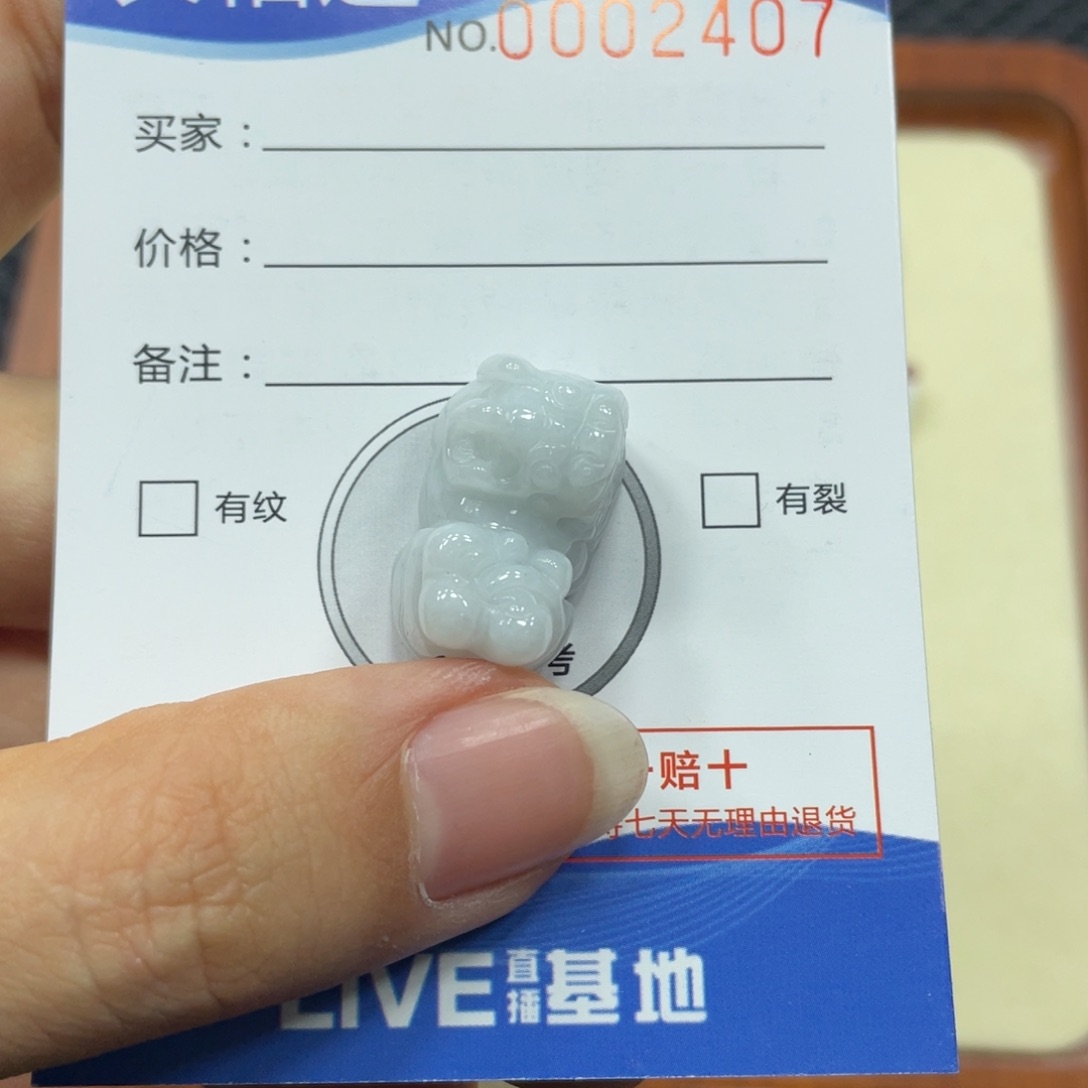 翡翠颈饰未镶嵌翡翠吊坠x 2407