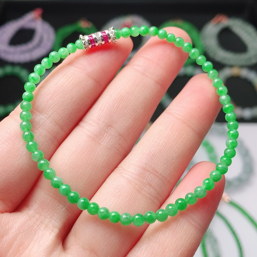 翡翠未镶嵌手链翡翠