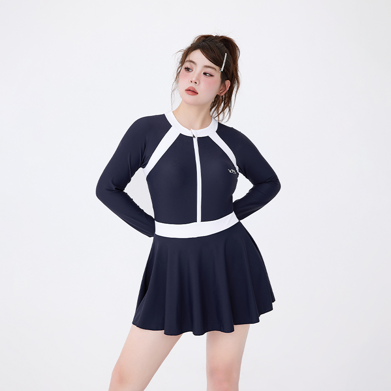 Agliondy【胖妹妹泳衣】修身性感辣妹显瘦气质设计感大码度假泳衣