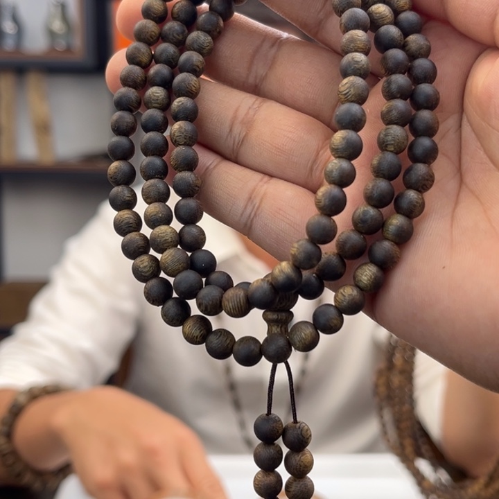 沉香手串奇楠圆珠7mm多圈多样性发一SY-104