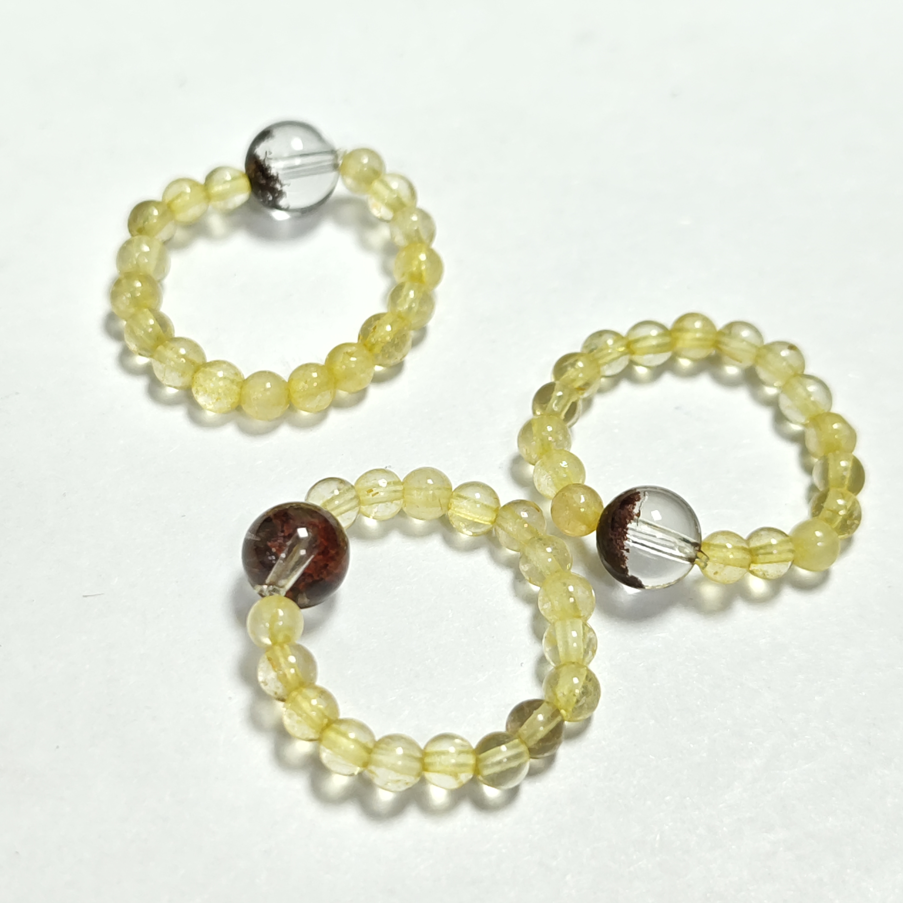 【书记甄选】天然金发晶戒圈 多样性发一件 8256JS