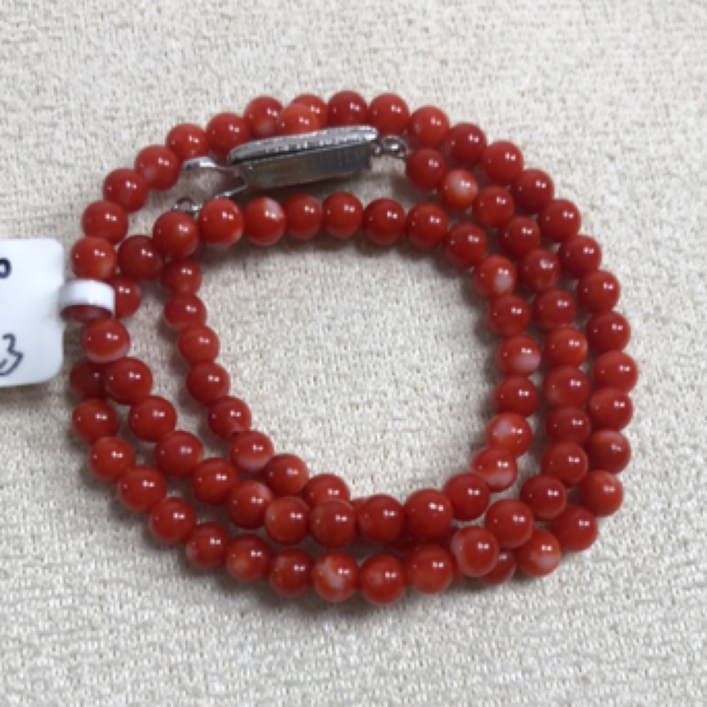 天然红色珊瑚珠Yan
