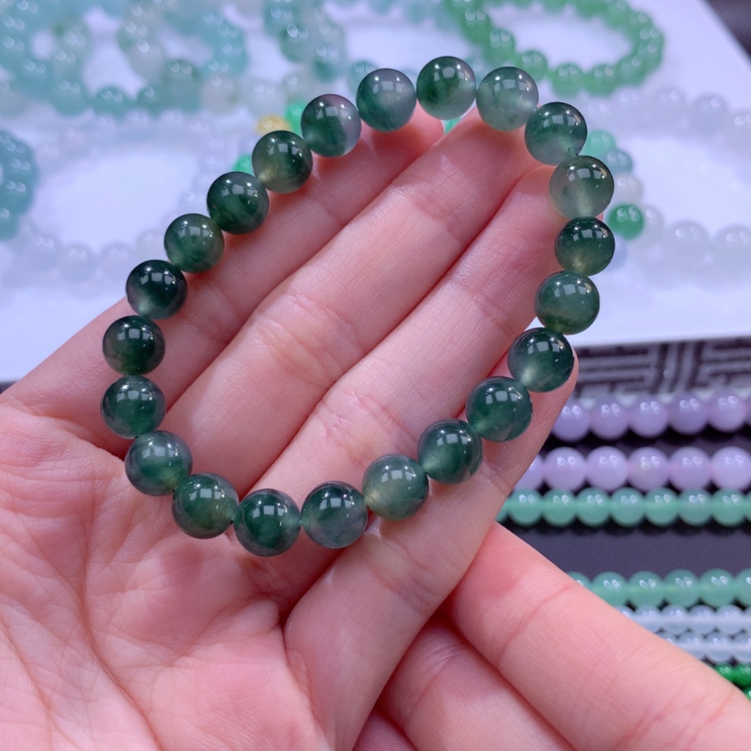 未镶嵌手链翡翠翡翠