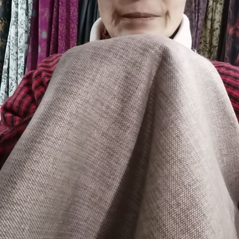 羊绒尼布料卡其1.1米布头