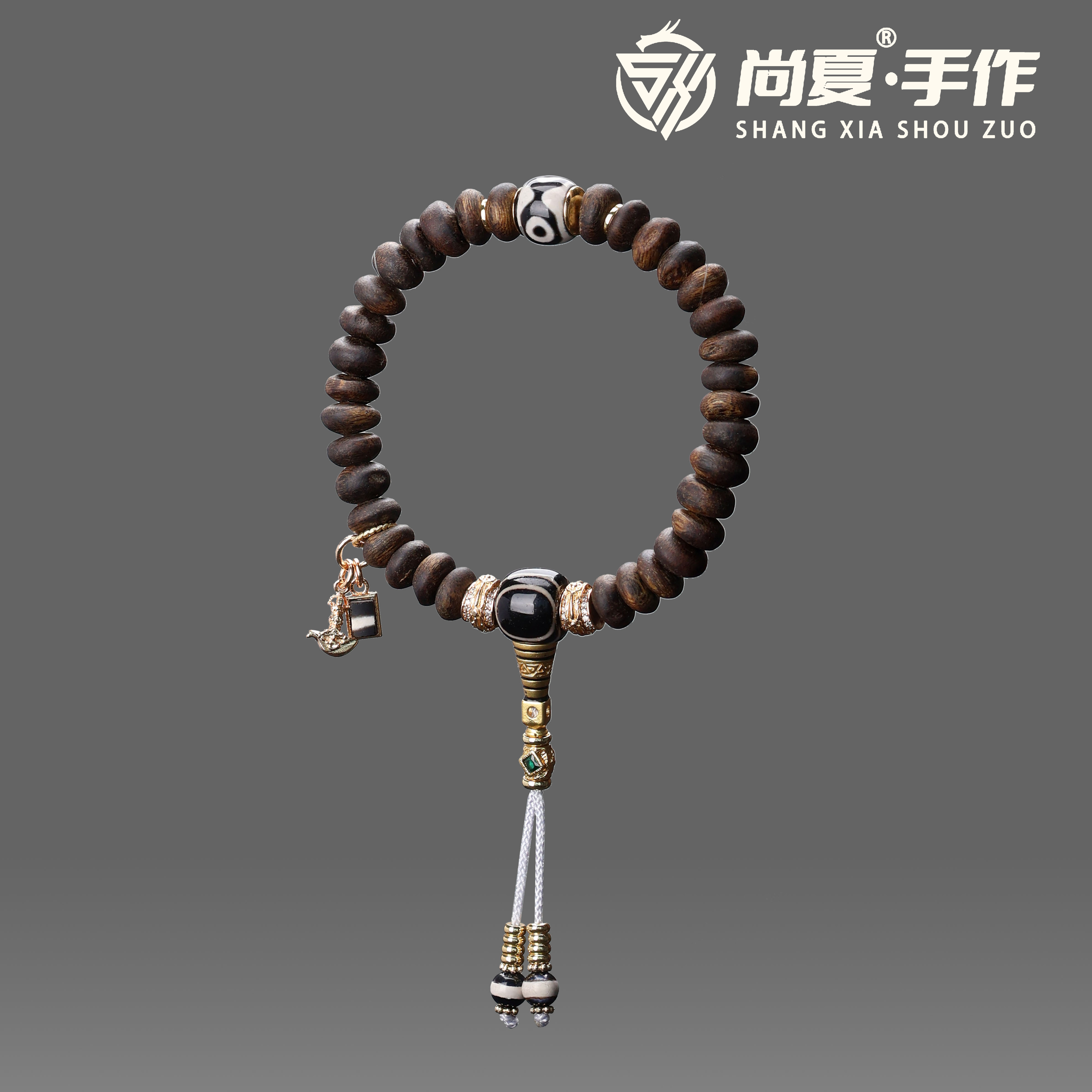 尚夏【国香】海南奇楠黎母山树丁沉水级沉香随型手持 多样性发其一