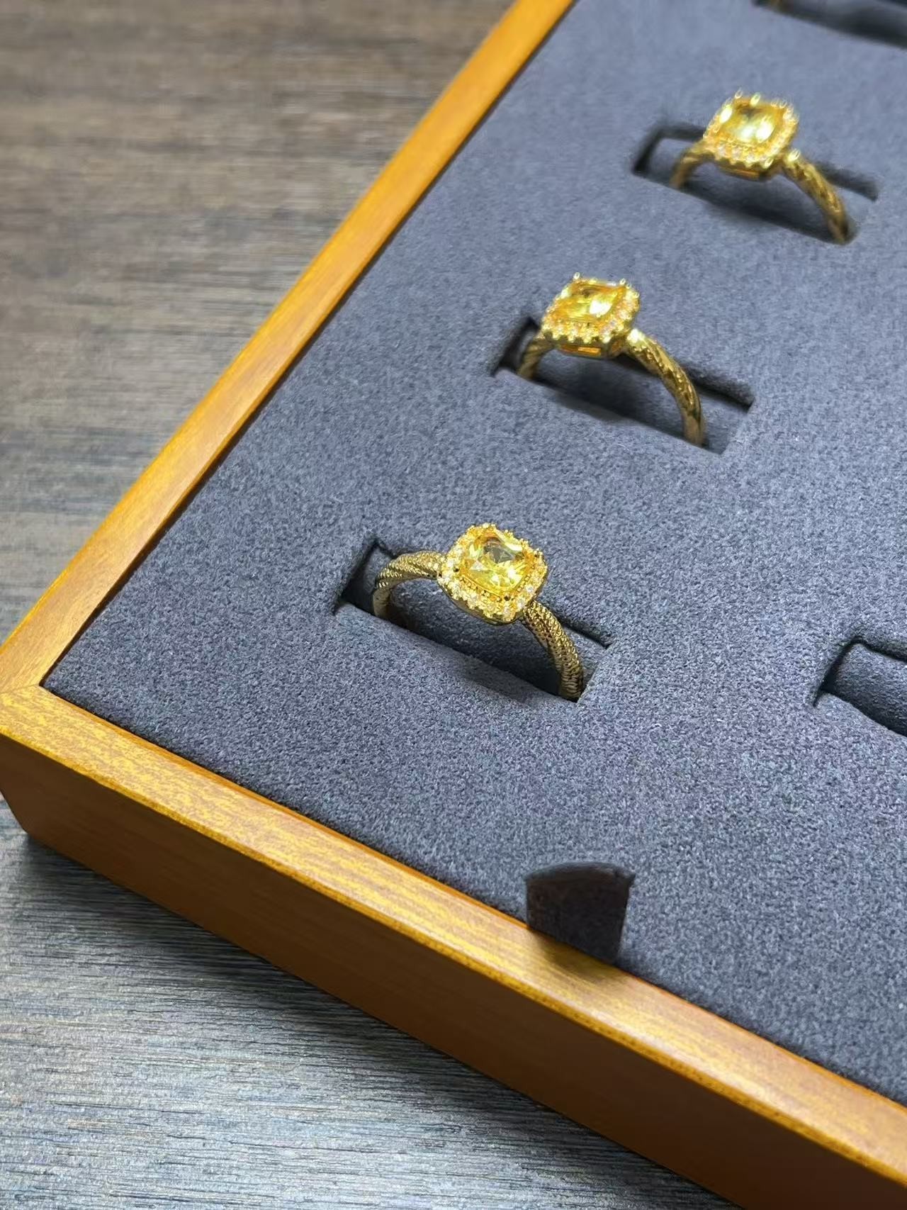 【三金甄选】方糖戒指精美手饰多样性发一 PTD08