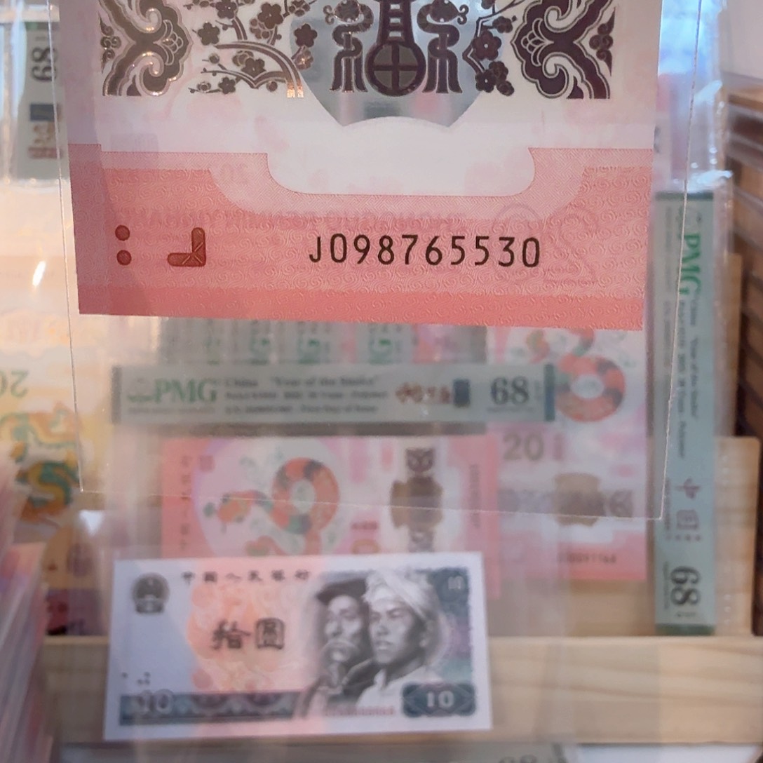 塑料小蛇钞号码098765530