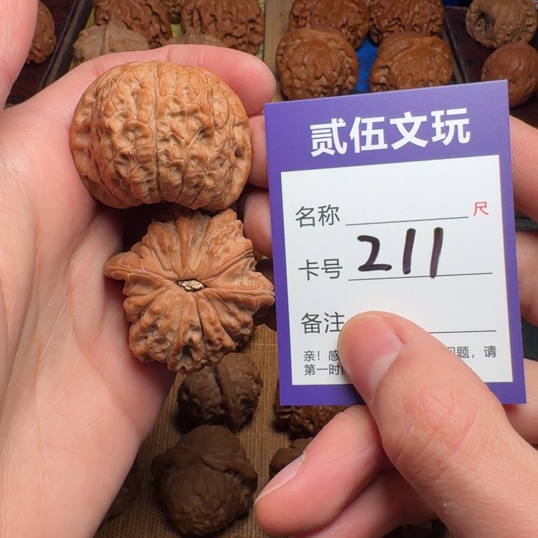 核桃贰伍文玩核桃211血麒麟41全