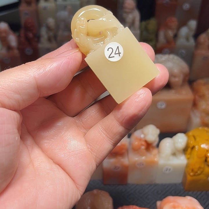 老挝石老挝保利石印章