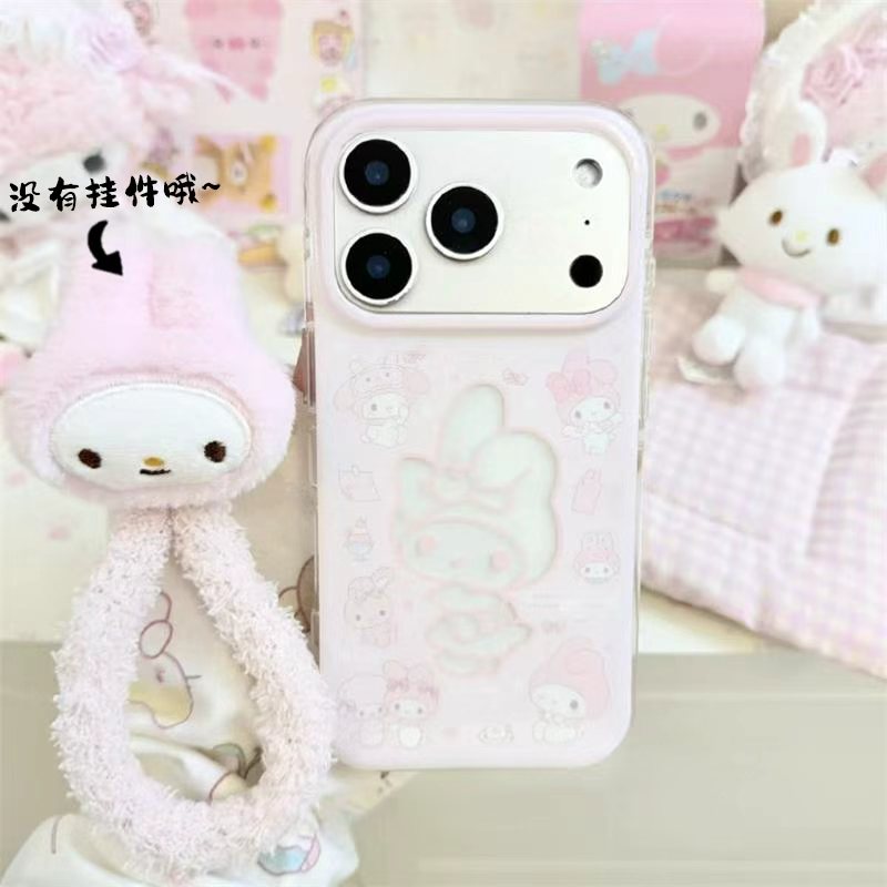 奥菲顿镂空粉美乐蒂适用苹果17高透手机壳适用华为vivo小米17oppo
