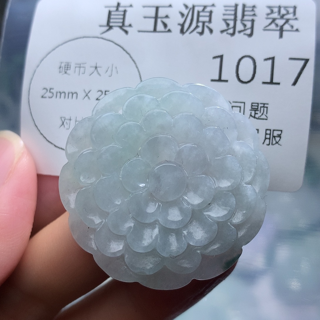 翡翠未镶嵌颈饰1017
