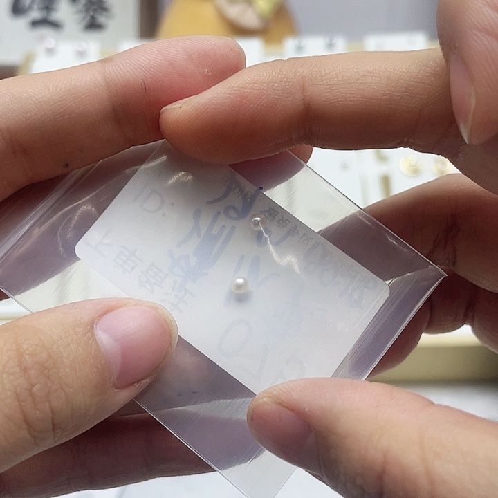 淡水珍珠耳饰银S925镶嵌蒲*英