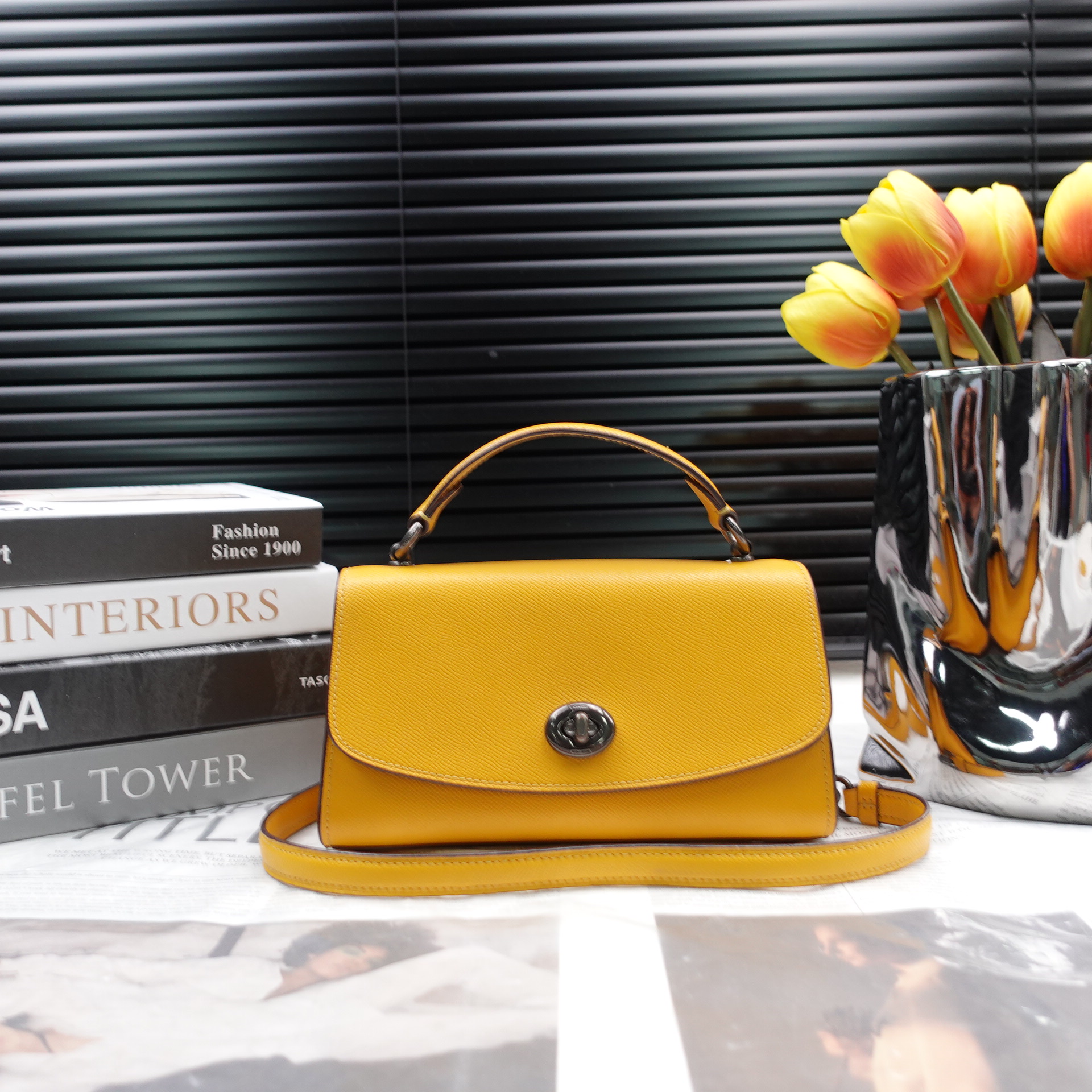 95新 COACH/蔻驰 单肩包/T10230993